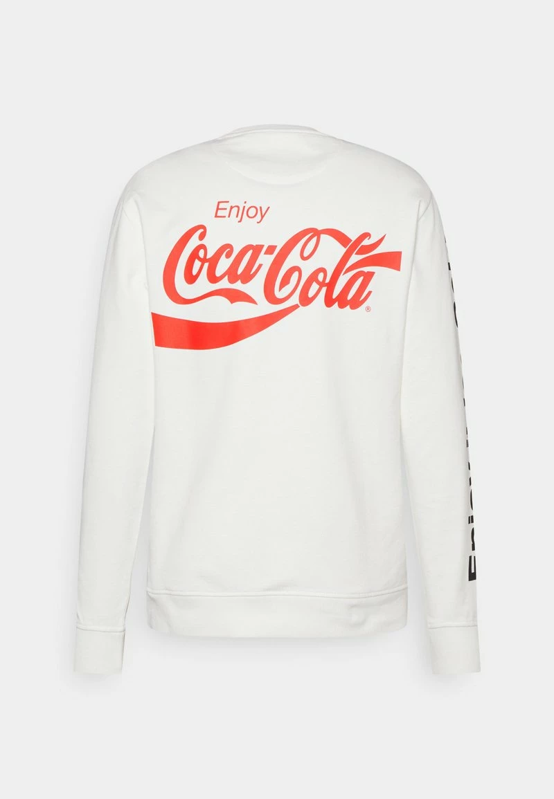 Only & Sons Herren ONSCOCACOLA CREWNECK - Sweatshirt in Star White | Bequem und stilvoll 2 Only & Sons Herren ONSCOCACOLA CREWNECK - Sweatshirt in Star White | Bequem und stilvoll – Bild 2