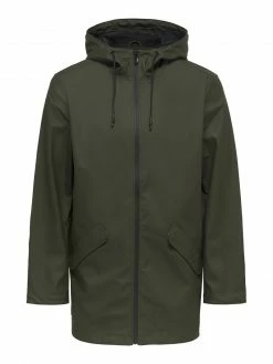 Only & Sons Herren Parka - Rosin | Leichte Jacke für Herren