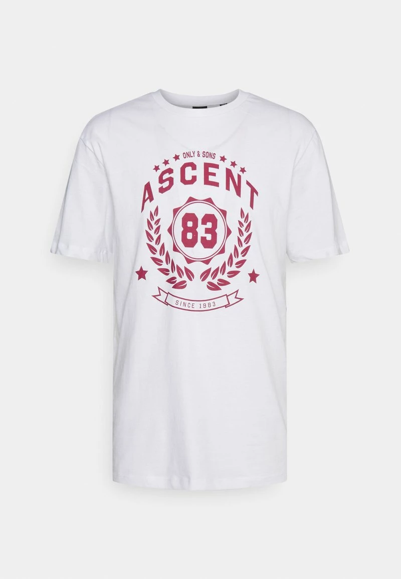 Only & Sons ONSIAN T-Shirt Print - Bright White | Moderne Herrenbekleidung 1 Only & Sons ONSIAN T-Shirt Print - Bright White | Moderne Herrenbekleidung