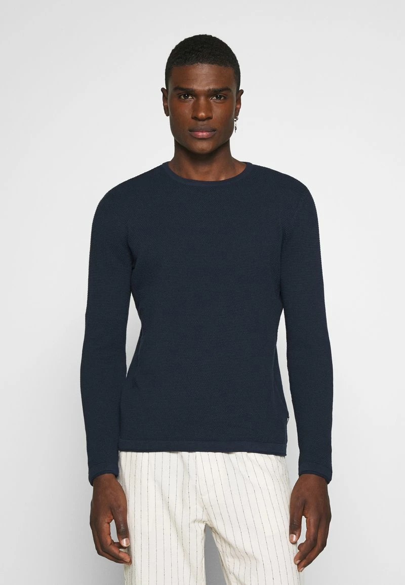 Only & Sons Herren ONSPANTER LIFE CREW - Strickpullover - Dress Blues 1 Only & Sons Herren ONSPANTER LIFE CREW - Strickpullover - Dress Blues