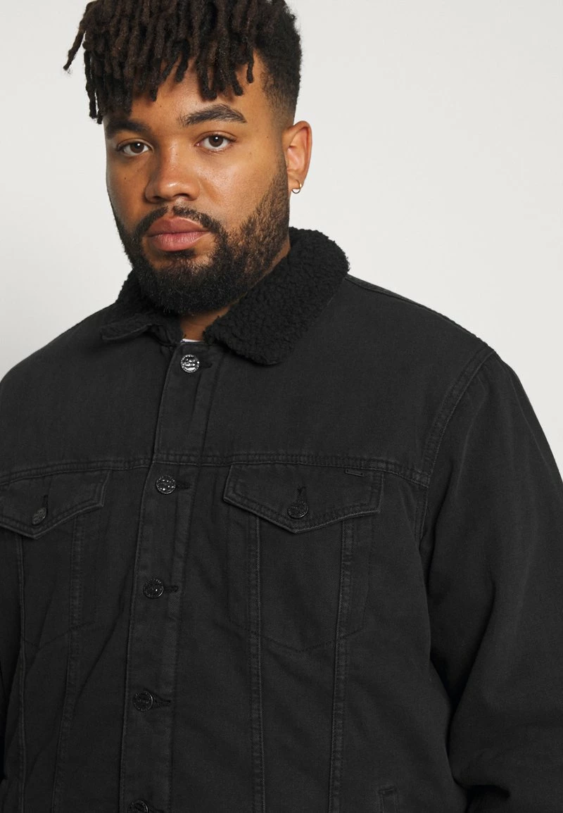 Only & Sons Herren ONSLOUIS LIFE JACKET - Jeansjacke in Schwarz 4 Only & Sons Herren ONSLOUIS LIFE JACKET - Jeansjacke in Schwarz – Bild 4