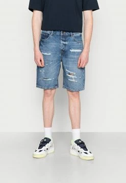 Only & Sons Herren ONSAVI DAMAGE - Jeans Shorts - Blue Denim | Stilvolle Denim Shorts für Herren