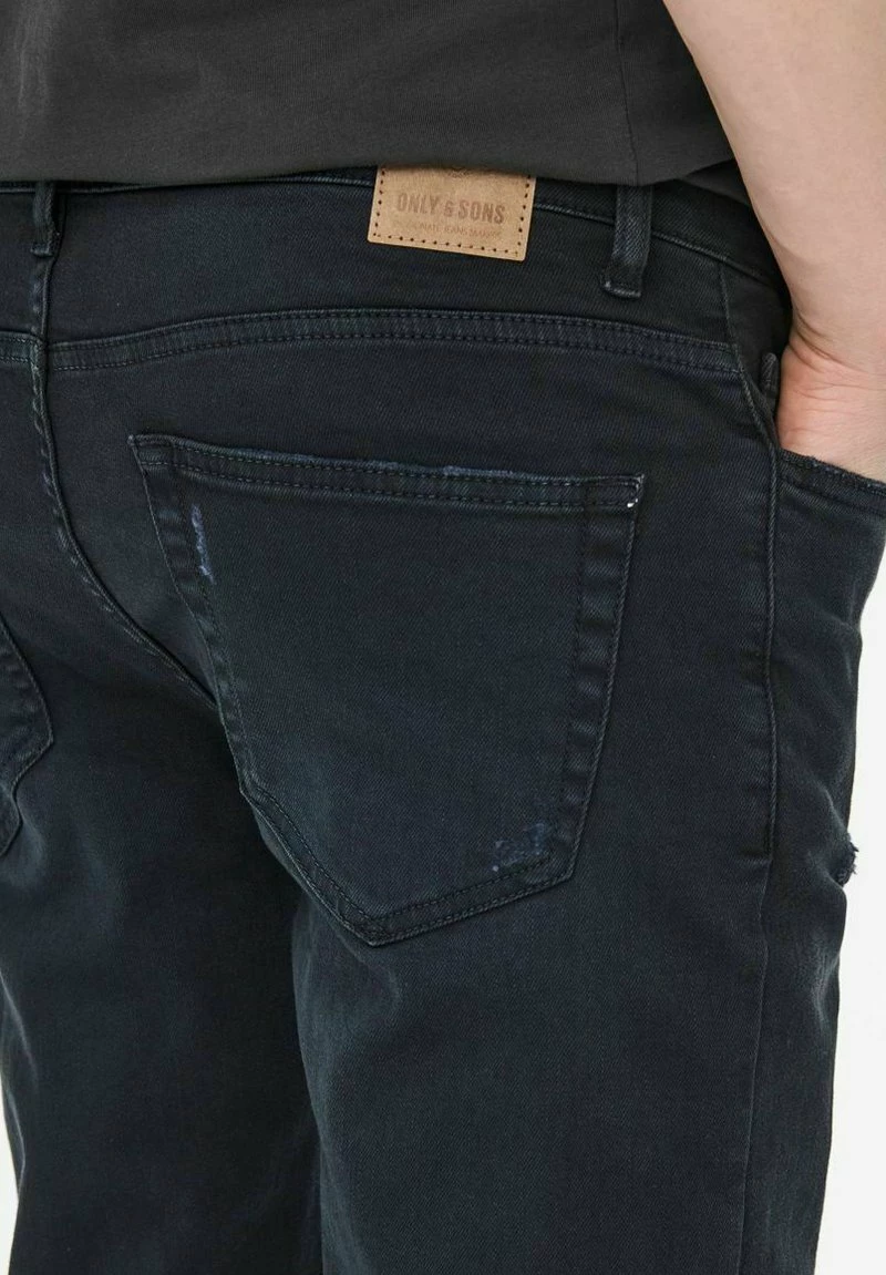 Only & Sons Herren ONSLOOM LIFT - Slim Fit Jeans in Dunkelblau 4 Only & Sons Herren ONSLOOM LIFT - Slim Fit Jeans in Dunkelblau – Bild 4