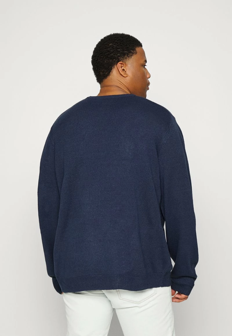 Only & Sons Herren ONSXMAS FUNNY FRONT BADGE Strickpullover - Dress Blues | Warm & Stylisch 3 Only & Sons Herren ONSXMAS FUNNY FRONT BADGE Strickpullover - Dress Blues | Warm & Stylisch – Bild 3