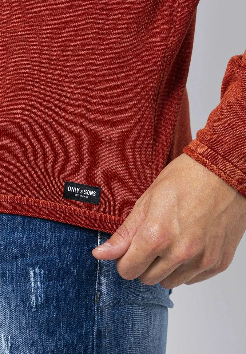 Only & Sons Herren Sweatshirt - Rot - Bequem & Stilvoll | Bekleidung 4 Only & Sons Herren Sweatshirt - Rot - Bequem & Stilvoll | Bekleidung – Bild 4