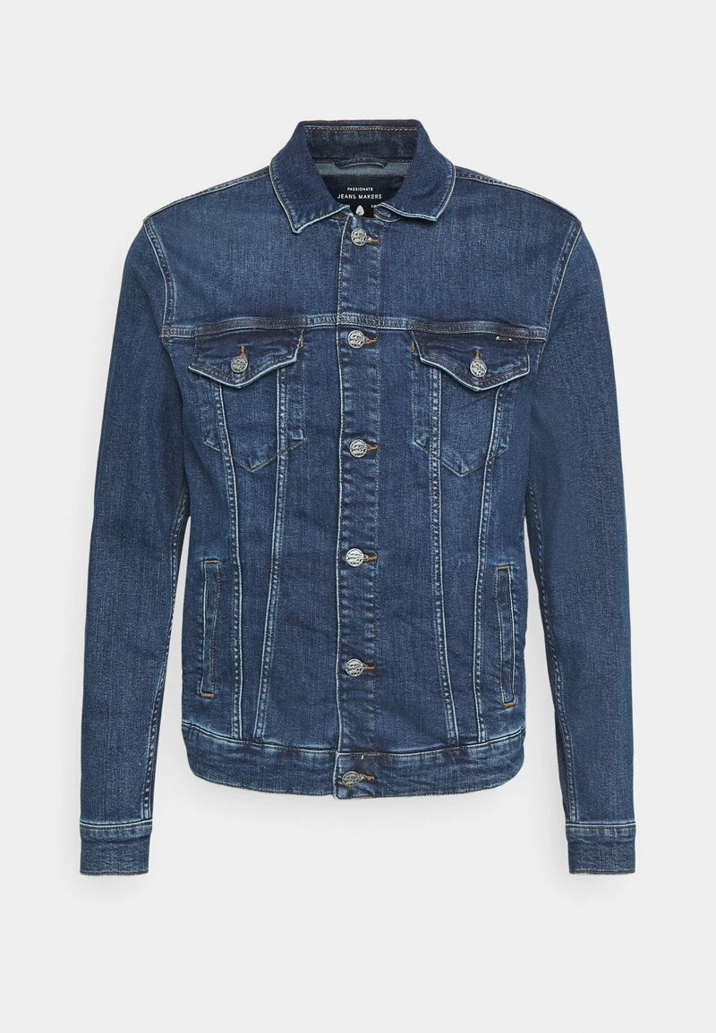 Only & Sons Herren ONSCOIN LIFE TRUCKER Jeansjacke - Blue Denim | Moderne Jeansjacke für Männer 1 Only & Sons Herren ONSCOIN LIFE TRUCKER Jeansjacke - Blue Denim | Moderne Jeansjacke für Männer