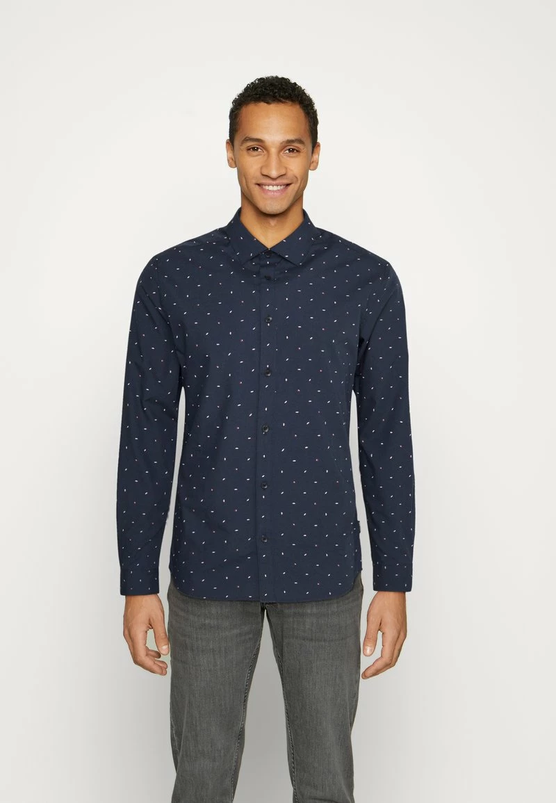 Only & Sons ONSSANE DITSY Hemd - Dark Navy | Herren Freizeithemd 1 Only & Sons ONSSANE DITSY Hemd - Dark Navy | Herren Freizeithemd