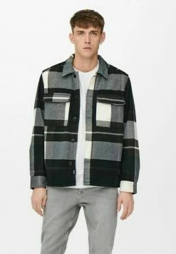 Only & Sons Herren Hemd - Dark Navy | Freizeithemd | Eleganter Stil