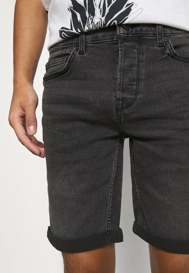 Only & Sons ONSPLY - Herren Jeans Shorts in Grau Denim | Bequem und stilvoll 4 Only & Sons ONSPLY - Herren Jeans Shorts in Grau Denim | Bequem und stilvoll – Bild 4