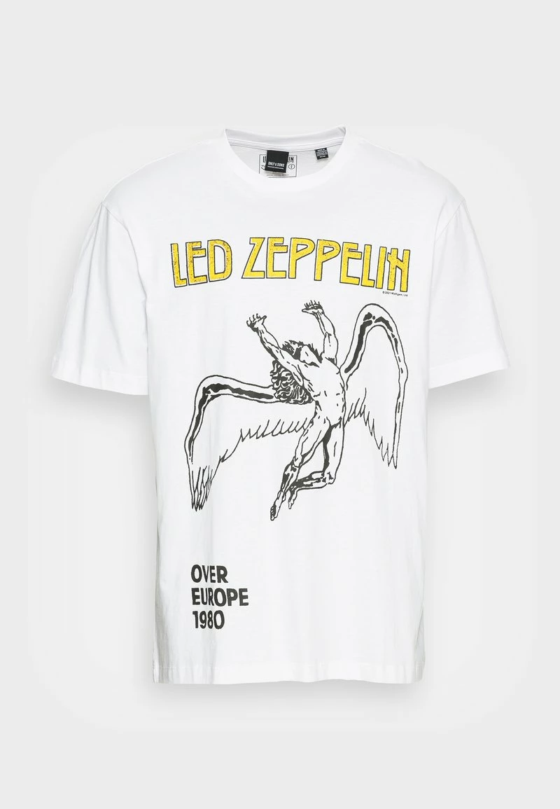 Only & Sons ONSLEDZEPPELIN TEE UNISEX - T-Shirt Print - Hellweiß 4 Only & Sons ONSLEDZEPPELIN TEE UNISEX - T-Shirt Print - Hellweiß – Bild 4