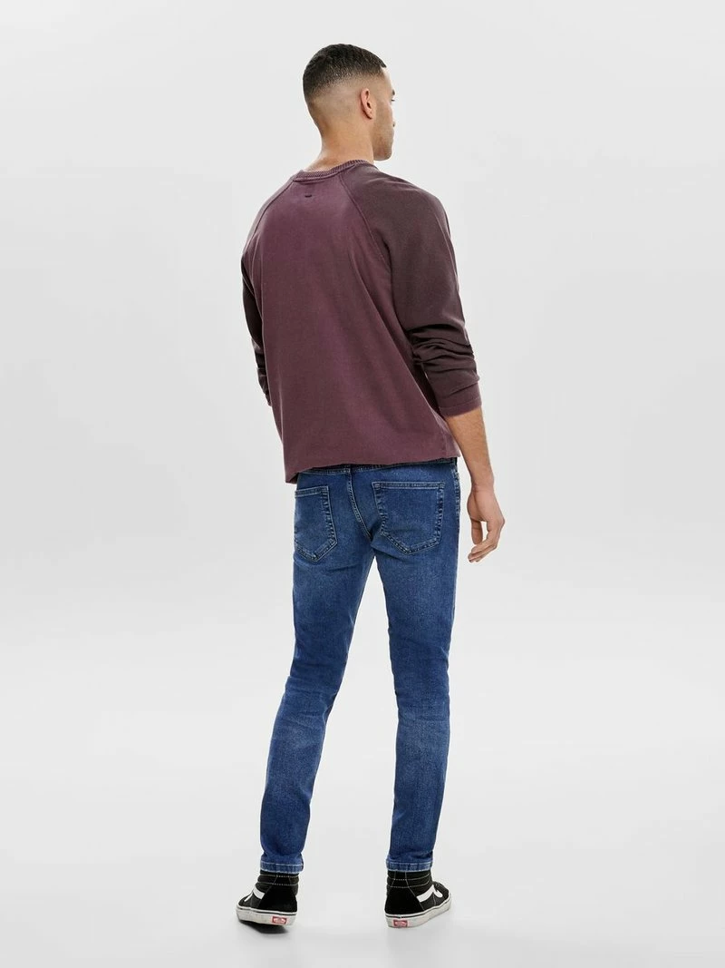 Only & Sons Jeans Slim Fit - Blaue Denim-Hose für Herren | Moderne Passform | Hochwertiges Material 3 Only & Sons Jeans Slim Fit - Blaue Denim-Hose für Herren | Moderne Passform | Hochwertiges Material – Bild 3