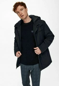 Only & Sons Herren Parka - Dark Navy | Warme Winterjacke mit Kapuze 11 Only & Sons Herren Parka - Dark Navy | Warme Winterjacke mit Kapuze -Only & Sons Geschäft 875161cd91874d2aadebb03daacaa968