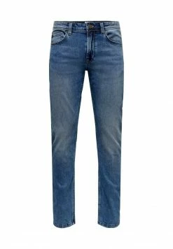Only & Sons Herren Jeans Slim Fit - Regular Fit Straight Stretch Onsweft - Blau
