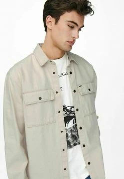 Only & Sons Herren Hemd - Ecru | Freizeithemden für stilvolle Herren -Only & Sons Geschäft 8a090d75294e444da45e60e0f8b509de