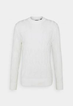 Only & Sons Herren LIFE CABLE Strickpullover - Cloud Dancer | Moderne Strickwaren