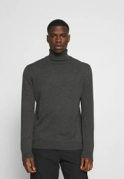 Only & Sons Herren ONSALEX ROLL NECK - Strickpullover - Dark Grey Melange | Stilvoll & Bequem
