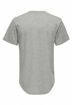 Only & Sons Herren KURZARM ONSMATT - T-Shirt Basic in Grau | Hochwertiges Basic-Shirt für jeden Anlass -Only & Sons Geschäft 8bc96f1a09aa43149bb3a01bb3666f5a