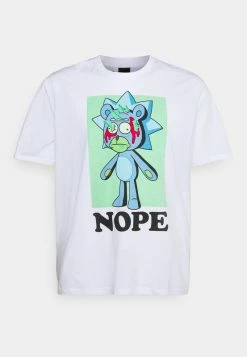 Only & Sons Herren ONSRICKNMORTY T-Shirt Print - Hellweiß