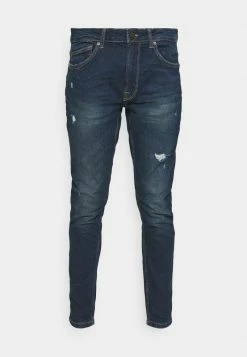 Only & Sons Herren ONSWARP LIFE DAMAGE - Slim Fit Jeans in Blue Denim -Only & Sons Geschäft 8c3bc76656ce4b4e9ef58f832663528d