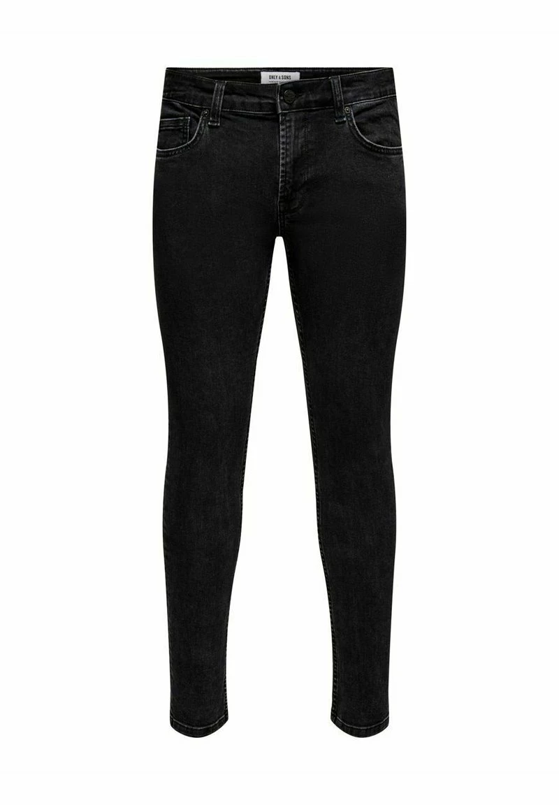 Only & Sons Herren SKINNY FIT ONSWARP LIFE - Jeans Skinny Fit in Schwarz 5 Only & Sons Herren SKINNY FIT ONSWARP LIFE - Jeans Skinny Fit in Schwarz – Bild 5