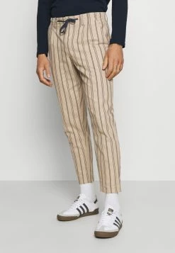 Only & Sons Herren ONSLEOLIFE STRIPE MIX CROP - Chinchilla Stoffhose - Elegante Hosen