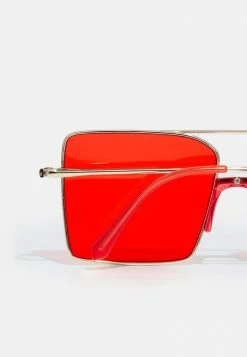Only & Sons ONSSUNGLASSES UNISEX - Moderne Sonnenbrille in Rot -Only & Sons Geschäft 8e87ae1f391c42a891f672a4ce9eb415
