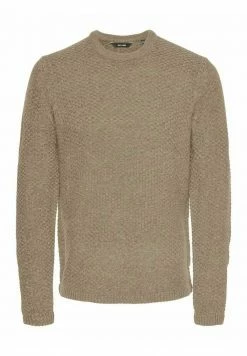 Only & Sons Herren Langarmshirt - Chinchilla | Hochwertiges Basic für jeden Anlass
