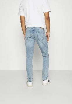Only & Sons Herren ONSLOOM SLIM LIFE BLUEDESTROY - Slim Fit Jeans - Blauer Denim -Only & Sons Geschäft 8e9d3ddf48e8482484ba92cc9592803f