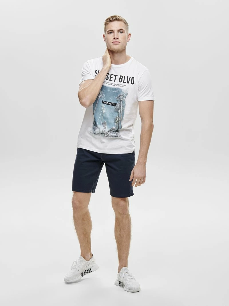 Only & Sons Herren Shorts - Blaue Denim Shorts für Männer 2 Only & Sons Herren Shorts - Blaue Denim Shorts für Männer – Bild 2