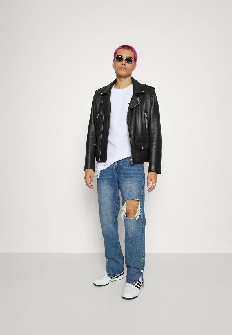 Only & Sons ONSOSRIS LIFE REDACT TEE - Weißes T-Shirt mit Print für Herren 2 Only & Sons ONSOSRIS LIFE REDACT TEE - Weißes T-Shirt mit Print für Herren – Bild 2