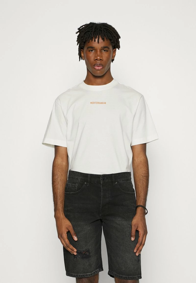 Only & Sons Herren ONSGERALD TEXT TEE - T-Shirt Print in Star White 1 Only & Sons Herren ONSGERALD TEXT TEE - T-Shirt Print in Star White