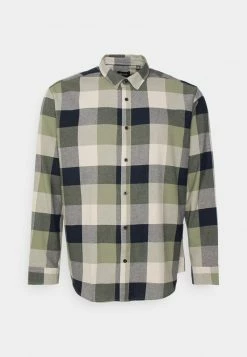 Only & Sons Herren ONSGUDMUND UNBRUSHED CHECK SHIRT - Freizeithemd in Hedge Green