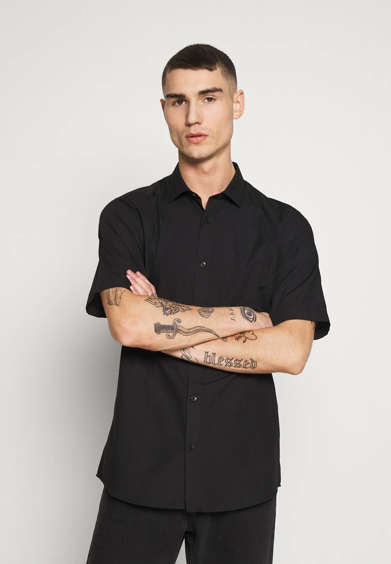 Only & Sons Herren ONSSANE SOLID POPLIN Businesshemd - Schwarz 1 Only & Sons Herren ONSSANE SOLID POPLIN Businesshemd - Schwarz