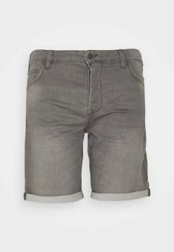 Only & Sons Herren ONSPLY LIFE Jeans Shorts - Graue Denim Shorts für Herren