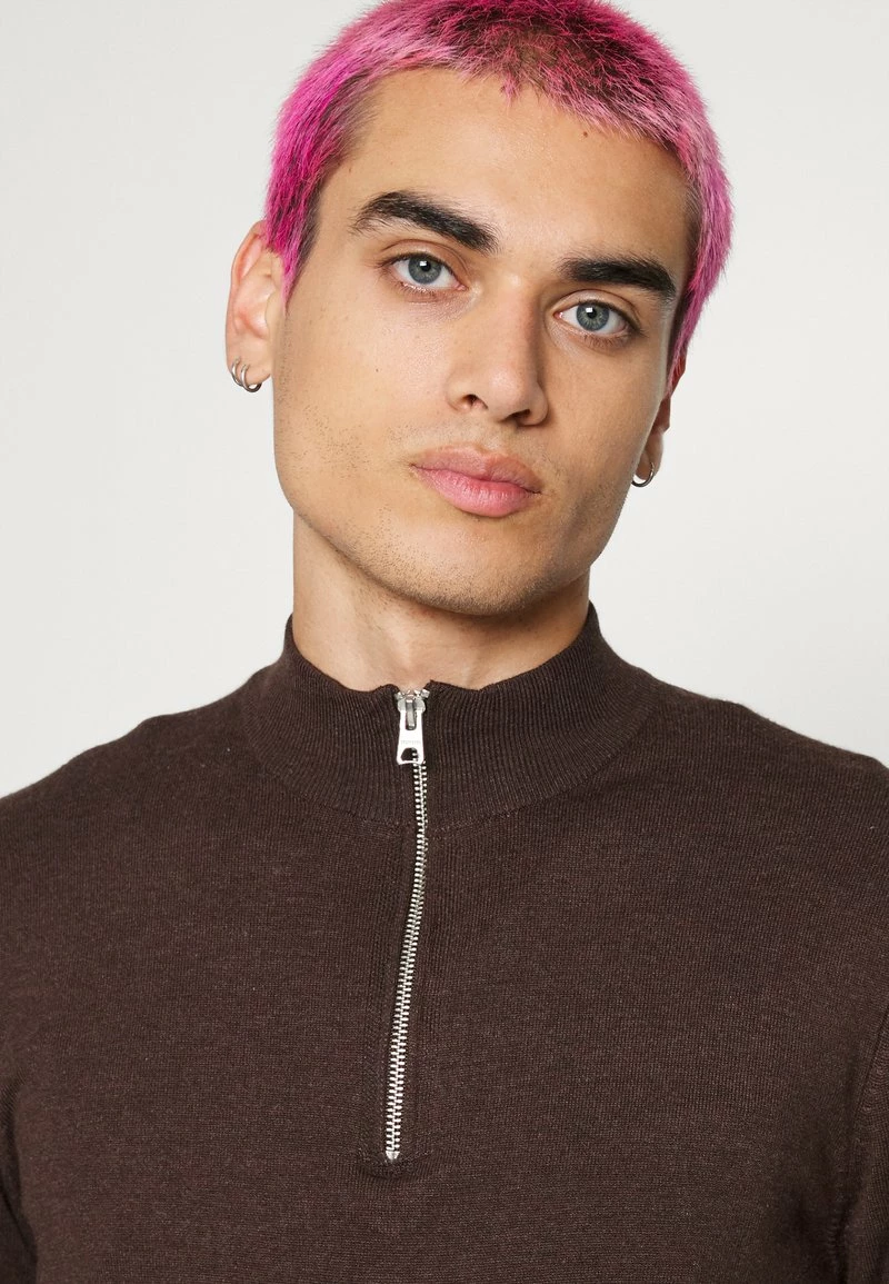 Only & Sons Herren ONSWYLER LIFE HALF ZIP Strickpullover - Demitasse - Modischer Herrenpullover 4 Only & Sons Herren ONSWYLER LIFE HALF ZIP Strickpullover - Demitasse - Modischer Herrenpullover – Bild 4