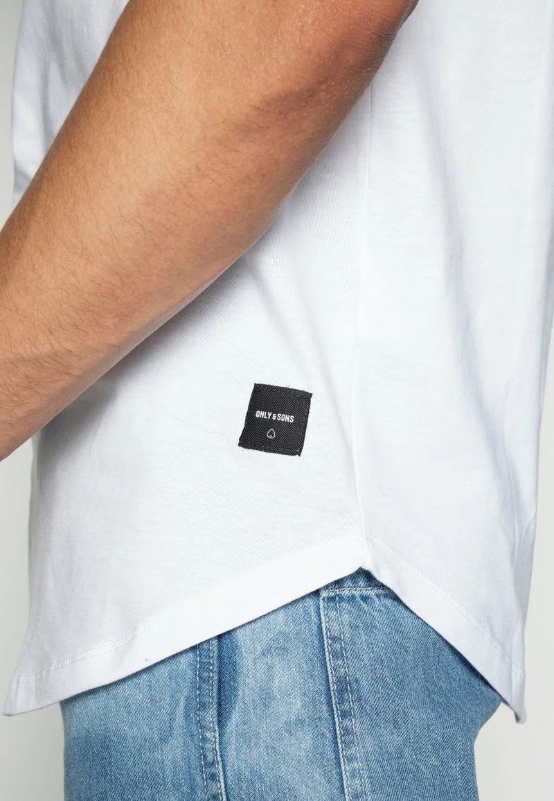 Only & Sons Herren ONSMATT LONGY 2 PACK - T-Shirt Basic - Schwarz/Weiß 6 Only & Sons Herren ONSMATT LONGY 2 PACK - T-Shirt Basic - Schwarz/Weiß – Bild 6