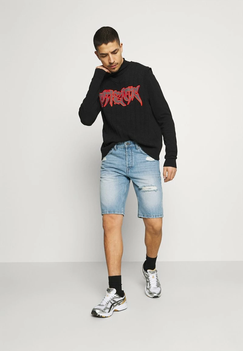 Only & Sons Herren ONSAVI LIFE - Jeans Shorts - Blue Denim | Bequeme Mode für jeden Anlass 2 Only & Sons Herren ONSAVI LIFE - Jeans Shorts - Blue Denim | Bequeme Mode für jeden Anlass – Bild 2