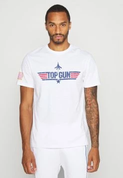 Only & Sons Herren ONSTOPGUN TEE - T-Shirt Print - Bright White | Premium Baumwolle | Modisches Design