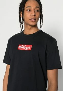 Only & Sons ONSKELLOGGS LOGO TEE UNISEX - Schwarzes T-Shirt mit Print -Only & Sons Geschäft 958a5b715fc54359be8154a0b14a5d0e