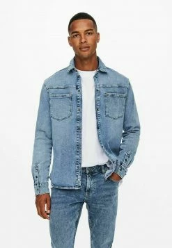 Only & Sons Langarmshirt - Blue Denim | Herren | Casual Style | Premium Qualität