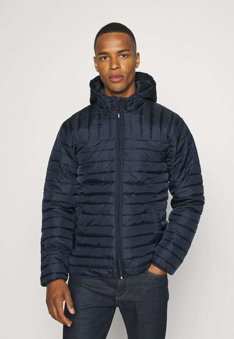 Only & Sons Herren ONSPAUL QUILTED HOOD JACKET - Übergangsjacke - Dark Navy 4 Only & Sons Herren ONSPAUL QUILTED HOOD JACKET - Übergangsjacke - Dark Navy – Bild 4
