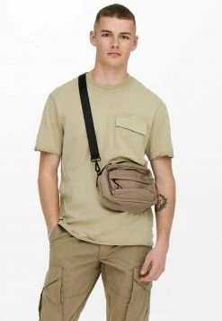 Only & Sons Herren T-Shirt mit Print - Beige