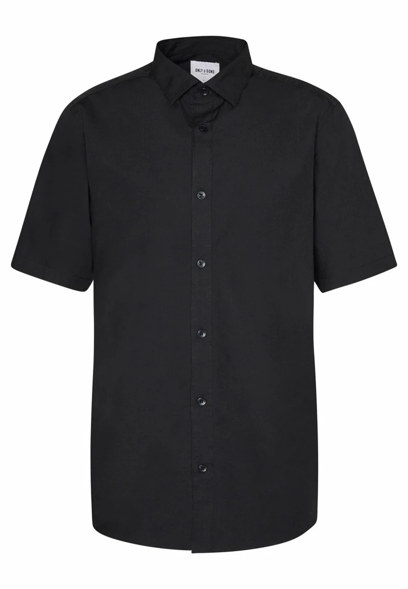 Only & Sons Herren ONSSANE SOLID POPLIN Businesshemd - Schwarz 5 Only & Sons Herren ONSSANE SOLID POPLIN Businesshemd - Schwarz – Bild 5