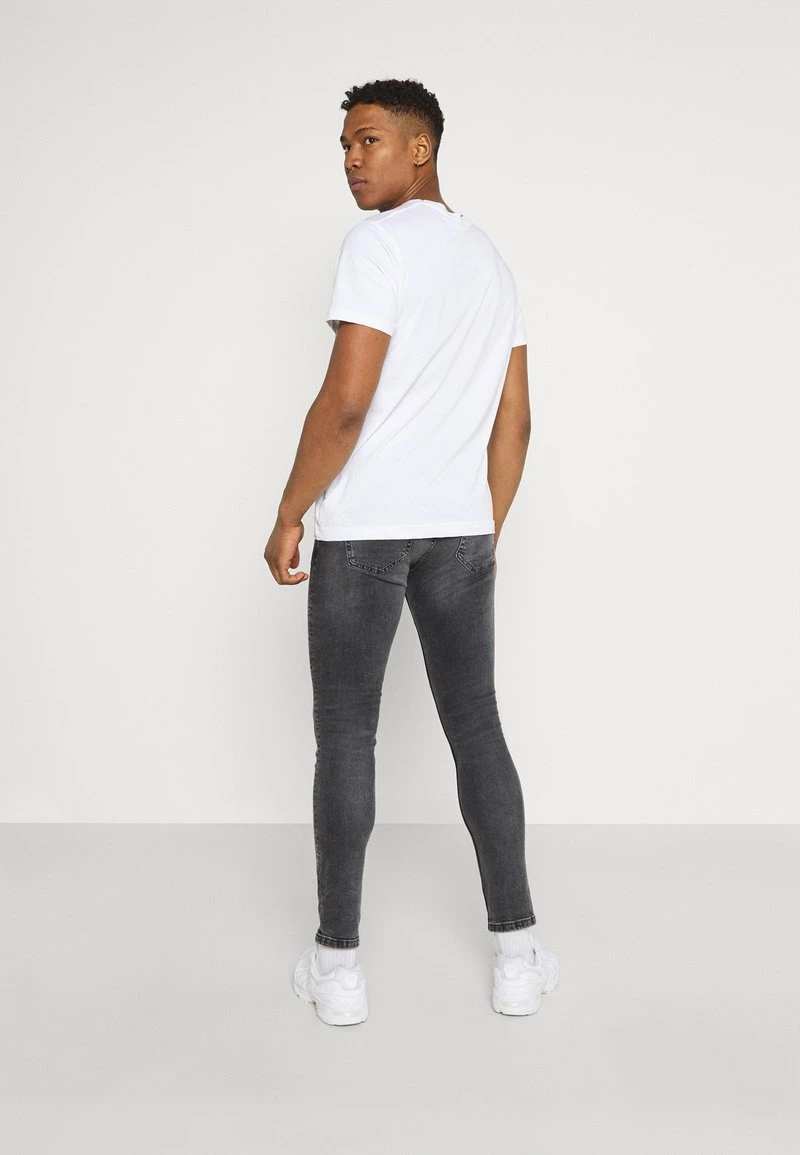 Only & Sons ONSWARP LIFE Skinny Fit Jeans - Grau Denim | Moderne Herrenjeans 3 Only & Sons ONSWARP LIFE Skinny Fit Jeans - Grau Denim | Moderne Herrenjeans – Bild 3
