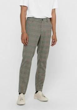 Only & Sons Herren ONSMARK - Stoffhose in Chinchilla | Elegante Hosen für Herren