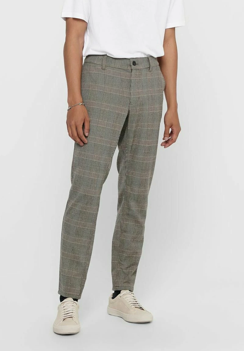 Only & Sons Herren ONSMARK - Stoffhose in Chinchilla | Elegante Hosen für Herren 1 Only & Sons Herren ONSMARK - Stoffhose in Chinchilla | Elegante Hosen für Herren