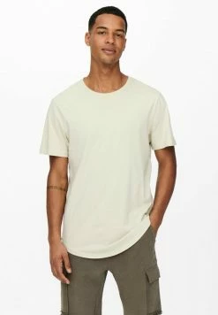 Only & Sons Herren Kurzarm T-Shirt Basic - Light Green | Essentials