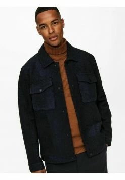 Only & Sons Herren Übergangsjacke - Leichte Jacke in Dunkelblau 11 Only & Sons Herren Übergangsjacke - Leichte Jacke in Dunkelblau -Only & Sons Geschäft 99ade46de78643c28a3457ff446741e2