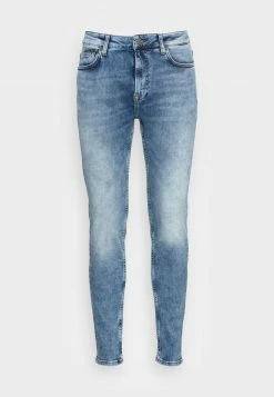 Only & Sons Herren ONSDRAPER TAP WASHED - Slim Fit Jeans in Blue Denim -Only & Sons Geschäft 9a4f4051b3b54f06bd845494cd2cf1b6