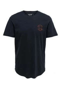 Only & Sons Herren T-Shirt Print - Dark Navy | Modisches T-Shirt für Herren